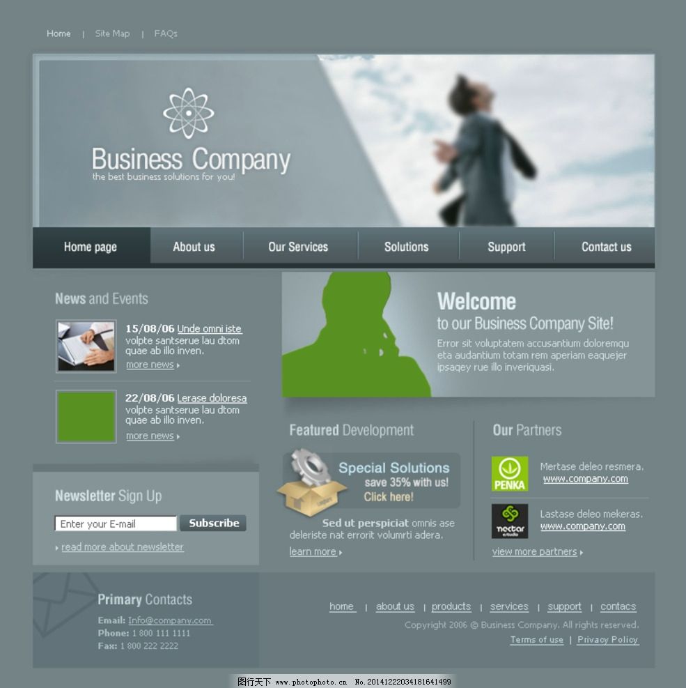 国外企业站 设计网站图片